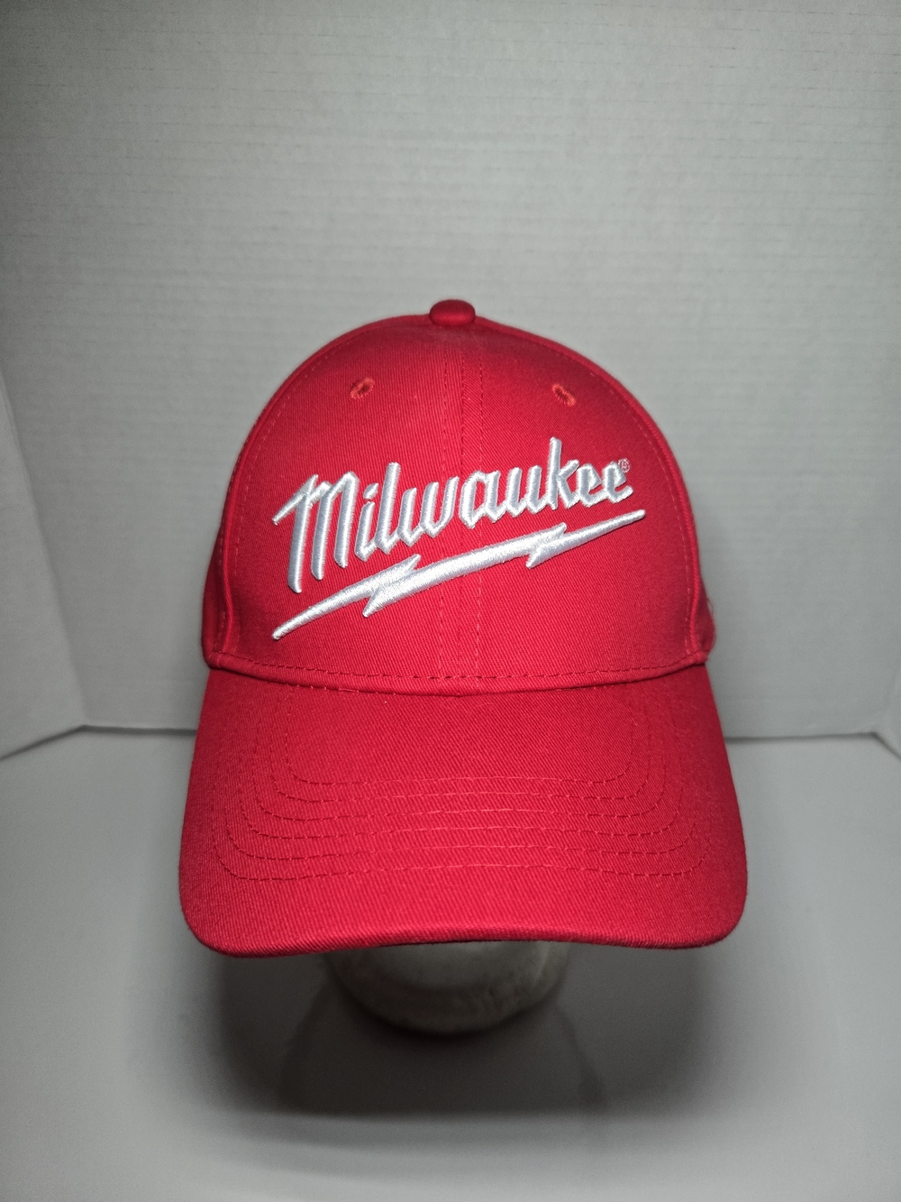 Red Milwaukee Script Baseball Cap